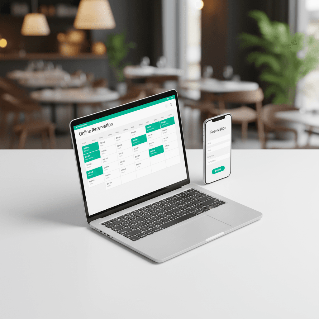 Online-Reservierungssystem für Restaurants mit Kalenderansicht